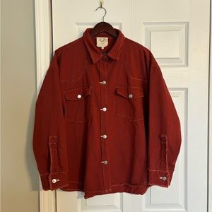 Red Denim Jacket
